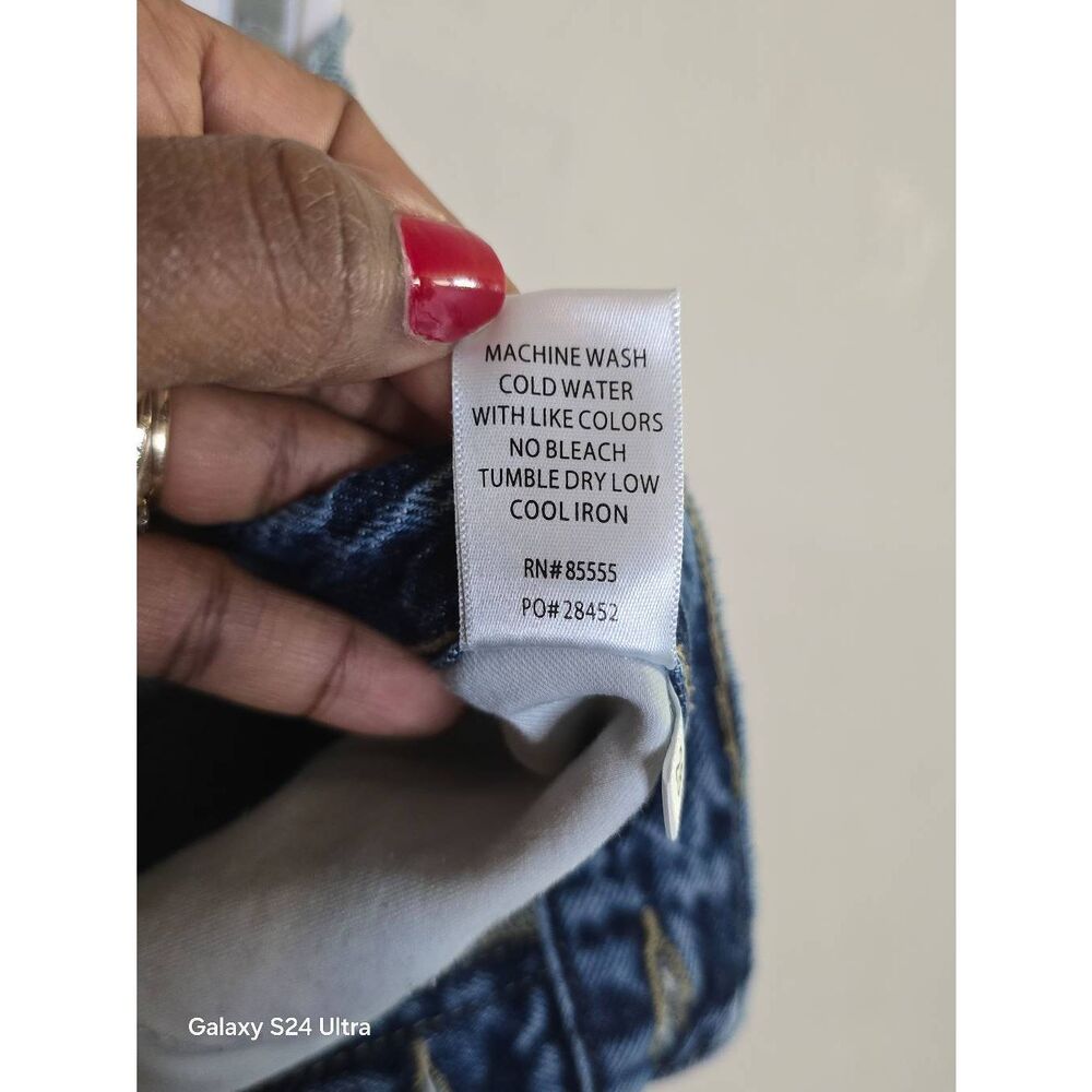 Pistola Women's Straight Leg Jeans Size 28 Ultra High Waist Button Fly Play Day - Picture 8 of 15